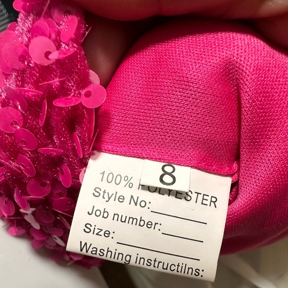 Primavera Couture 3896 - V-Neck Sequin Cocktail Dress. - Picture 6 of 7